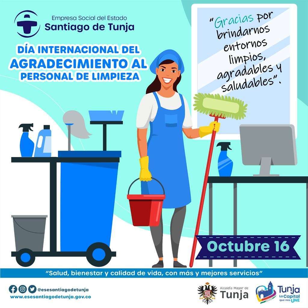 Día Internacional del Agradecimiento al Personal de Limpieza – E.S.E ...