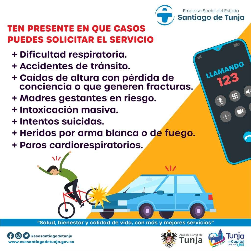 Servicio de ambulancia de ESE Santiago de Tunja